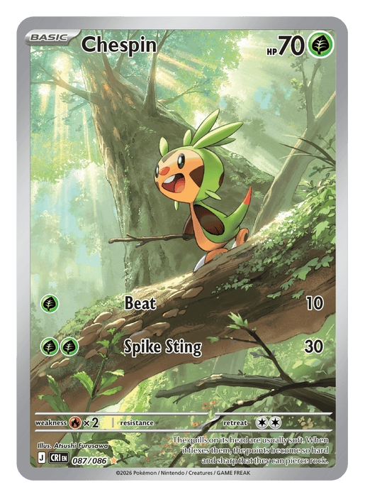 Image for Chespin (087/086) [Mega Evolution: Chaos Rising] - Pokemon