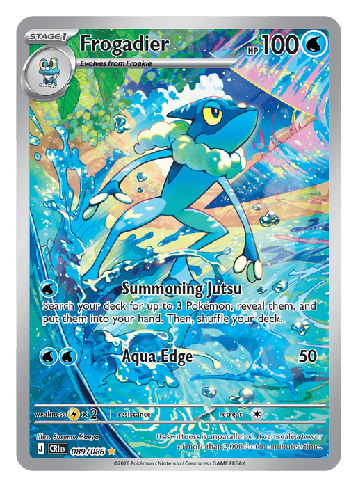Image for Frogadier (089/086) [Mega Evolution: Chaos Rising] - Pokemon