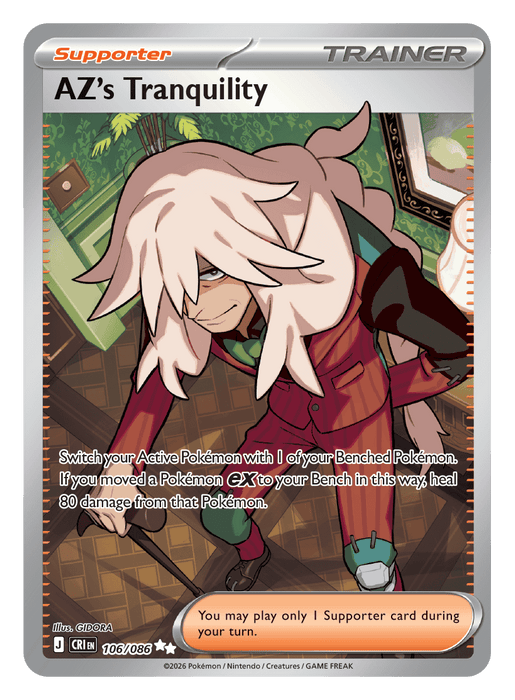 Image for AZ's Tranquility (106/086) [Mega Evolution: Chaos Rising] - Pokemon