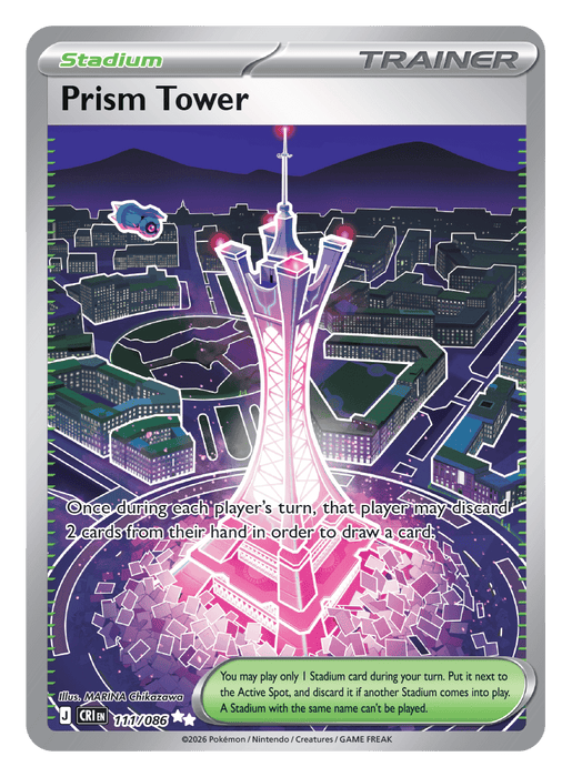 Image for Prism Tower (111/086) [Mega Evolution: Chaos Rising] - Pokemon