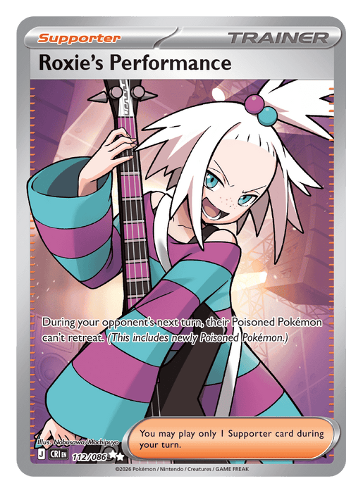 Image for Roxie's Performance (112/086) [Mega Evolution: Chaos Rising] - Pokemon