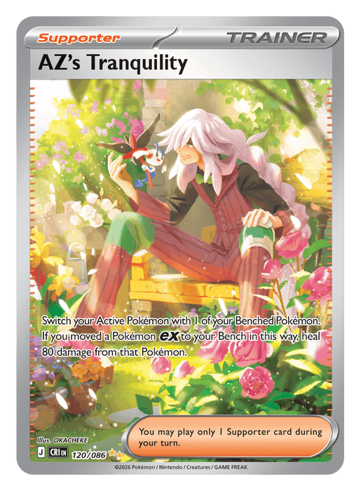 Image for AZ's Tranquility (120/086) [Mega Evolution: Chaos Rising] - Pokemon