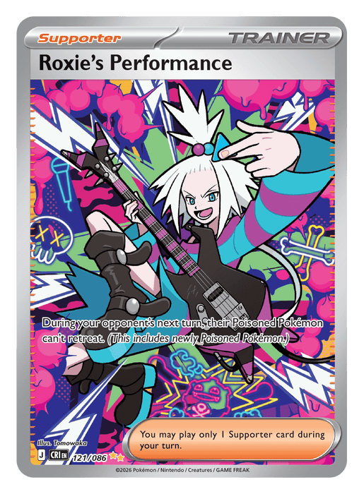 Image for Roxie's Performance (121/086) [Mega Evolution: Chaos Rising] - Pokemon