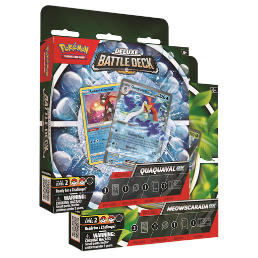 Deluxe Battle Deck - Meowscarada ex or Quaquaval ex 