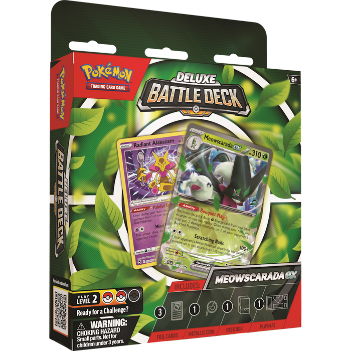 Deluxe Battle Deck - Meowscarada ex or Quaquaval ex Meowscarada ex 