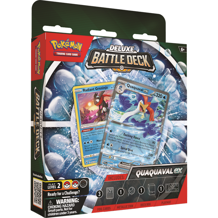 Deluxe Battle Deck - Meowscarada ex or Quaquaval ex Quaquaval ex 