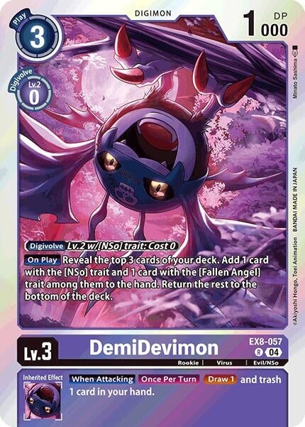 DemiDevimon (EX8-057 R) 