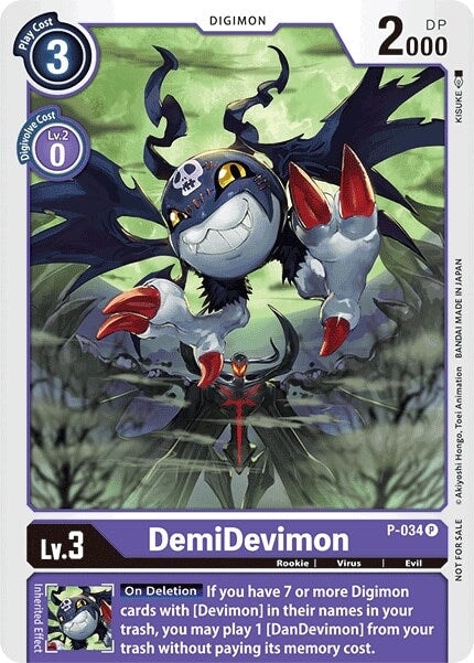 DemiDevimon - P-034 (P-034 P) 