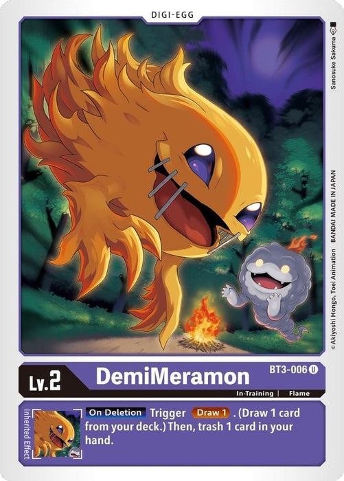 DemiMeramon (#BT3-006 U) (Release Special Booster 1.5) Near Mint 