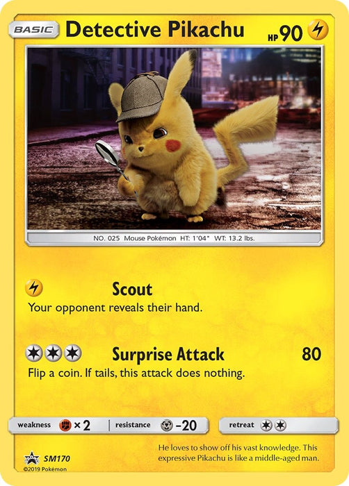 Detective Pikachu (SM170) [Sun & Moon: Black Star Promos] 