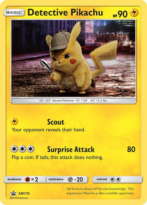 Detective Pikachu (SM170) [Sun & Moon: Black Star Promos] 