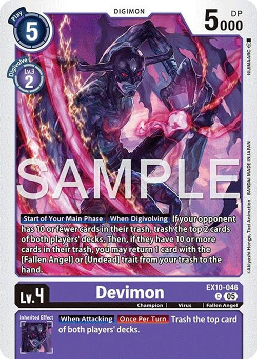 Devimon (#EX10-046 C) (Sinister Order) Near Mint 