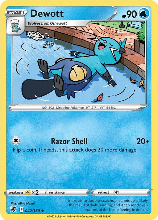 Dewott (042/189) [Sword & Shield: Astral Radiance] 