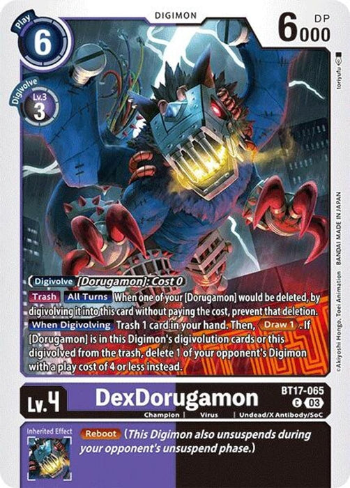DexDorugamon (#BT17-065 C) (Secret Crisis) Near Mint 