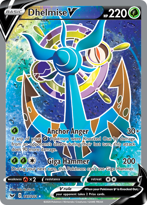 Dhelmise V (Full Art) [SWSH01: Sword & Shield Base Set] 