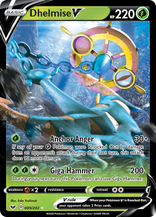 Dhelmise V [SWSH01: Sword & Shield Base Set] 