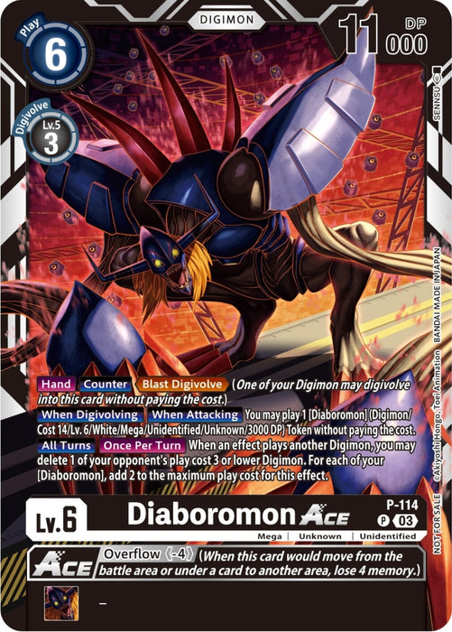 Diaboromon ACE - P-114 (3rd Anniversary Survey Pack) (P-114 P) 