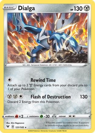 Dialga (121/185) (Theme Deck Exclusive) [Sword & Shield: Vivid Voltage] 