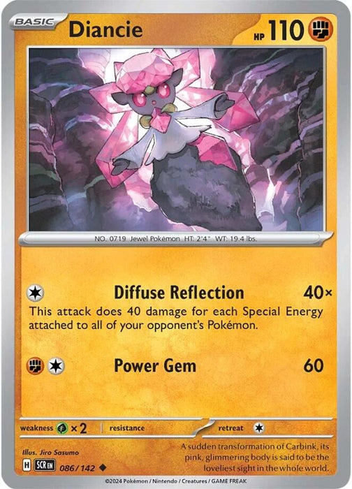 Diancie (086/142) [Scarlet & Violet: Stellar Crown] 