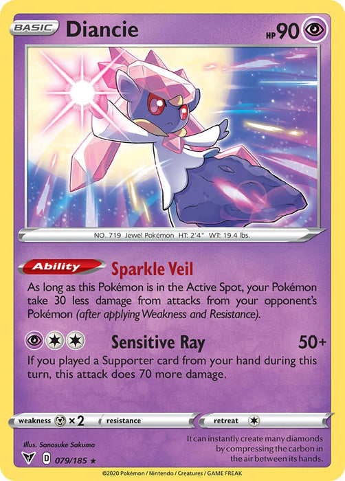 Diancie [SWSH04: Vivid Voltage] 