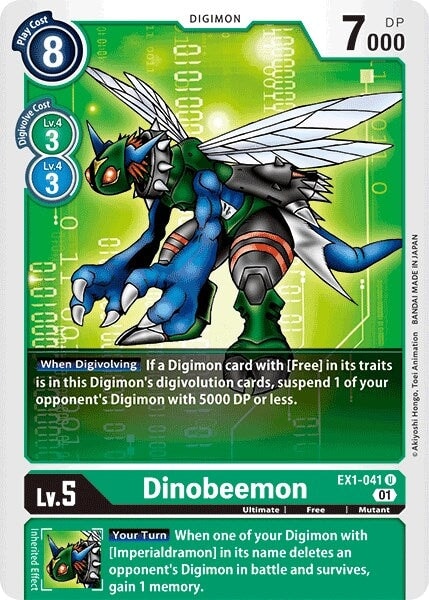 Dinobeemon (EX1-041 U) 