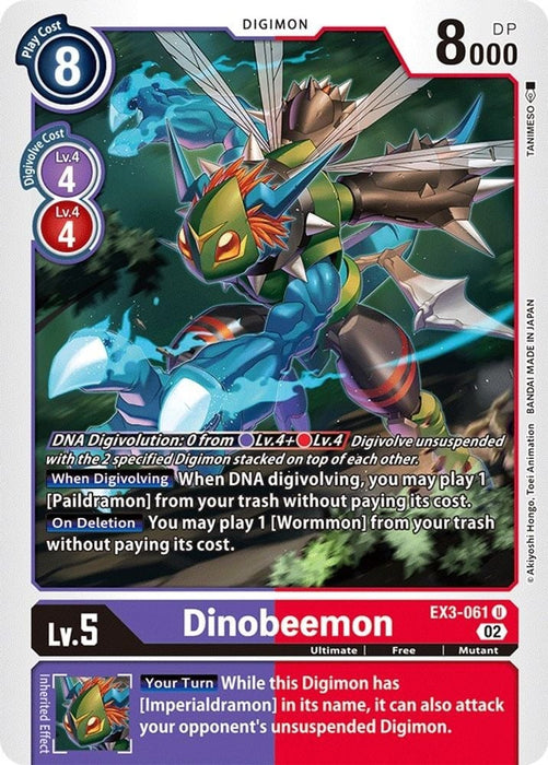 Dinobeemon (#EX3-061 U) (Draconic Roar) Near Mint 