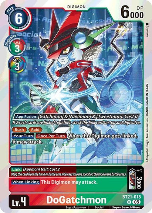 DoGatchmon (#BT21-018 R) (World Convergence) Near Mint Foil 