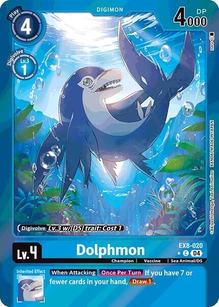 Dolphmon (Limited Foil) (EX8-020 C) 