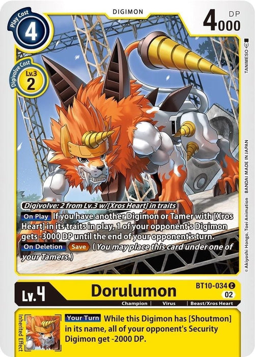 Dorulumon (#BT10-034 C) (Xros Encounter) Near Mint 