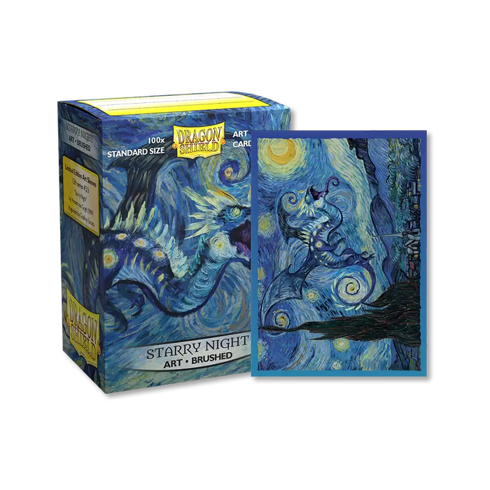 Dragon Shield Brushed Art Sleeves - Standard Size (100) Starry Night 