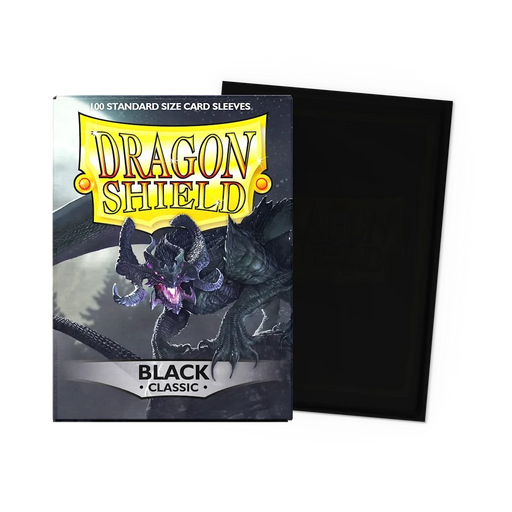 Dragon Shield Classic Sleeves - Standard Size (100) Black Classic 