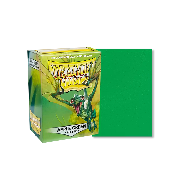 Dragon Shield Matte Sleeves - Standard Size (100) Apple Green Matte 