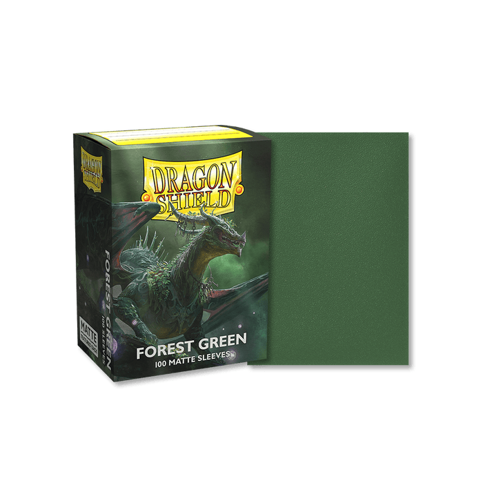 Dragon Shield Matte Sleeves - Standard Size (100) Forest Green 