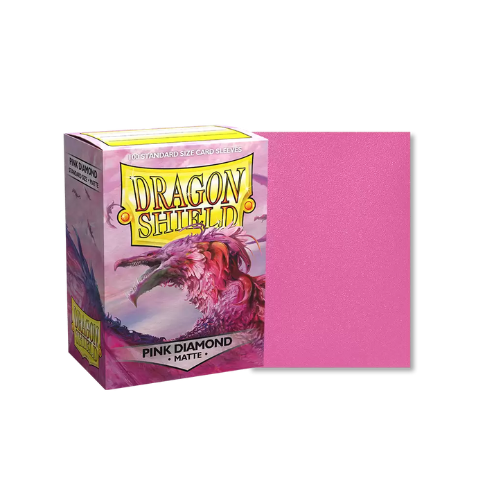 Dragon Shield Matte Sleeves - Standard Size (100) Pink Diamond Matte 