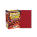 Dragon Shield Matte Sleeves - Standard Size (100) Red Matte 
