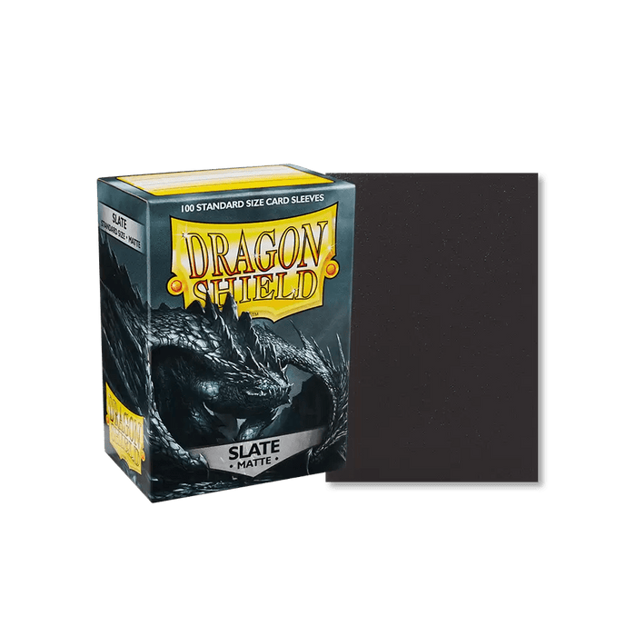 Dragon Shield Matte Sleeves - Standard Size (100) Slate Matte 