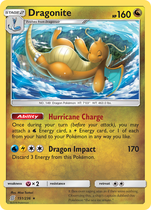 Dragonite (151/236) [Sun & Moon: Unified Minds] 