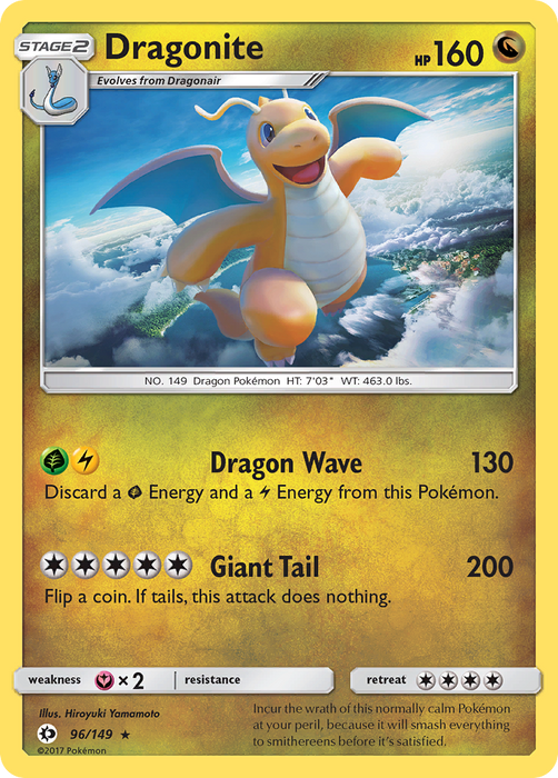 Dragonite [SM Base Set] 