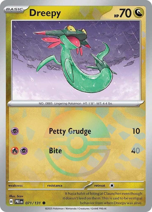 Dreepy (071/131) (Poke Ball Pattern) [Scarlet & Violet: Prismatic Evolutions] 
