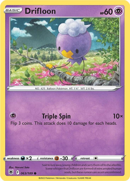 Drifloon (063/189) [Sword & Shield: Astral Radiance] 
