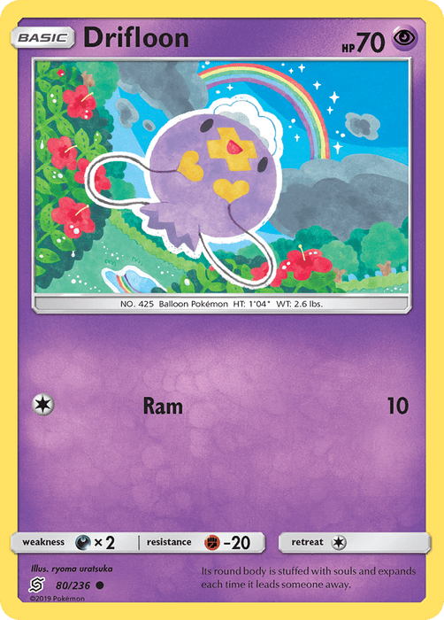 Drifloon (80/236) [Sun & Moon: Unified Minds] 