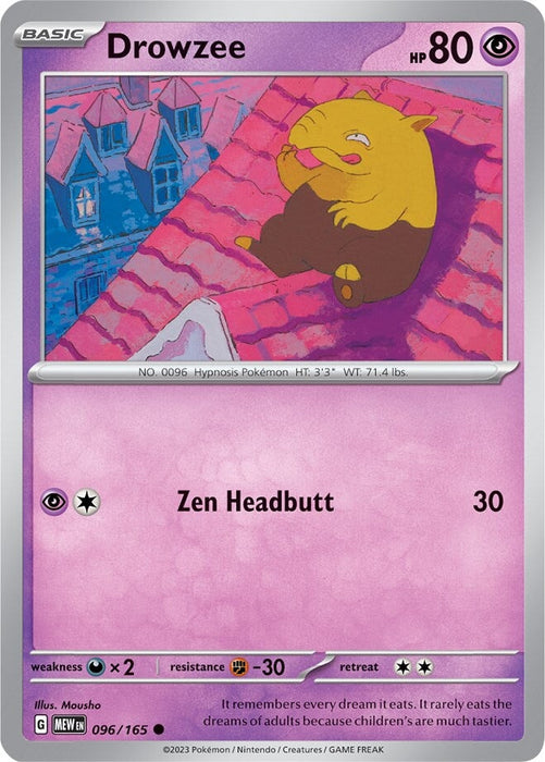 Drowzee (096/165) [Scarlet & Violet: 151] 