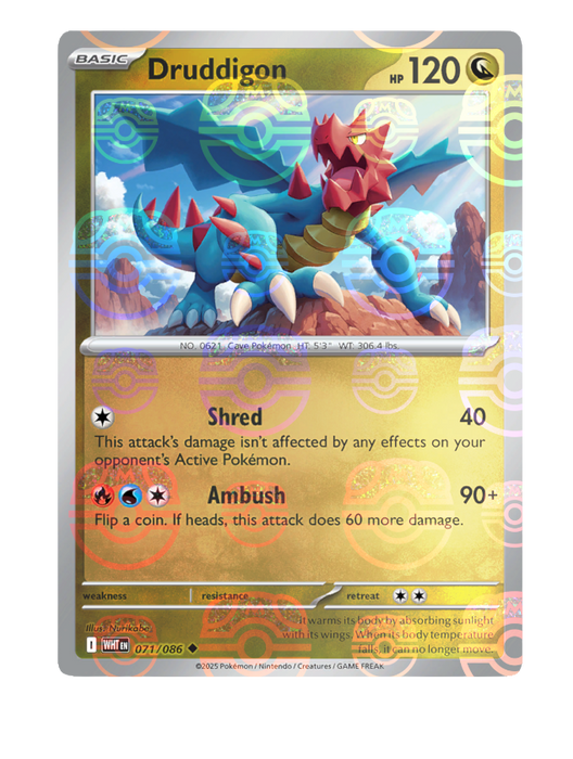 Druddigon (071/086) (Master Ball Pattern) [Scarlet & Violet: White Flare] 