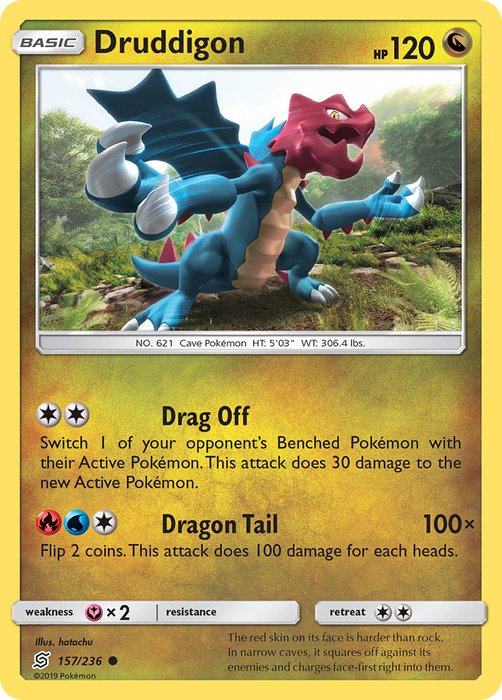 Druddigon (157/236) [Sun & Moon: Unified Minds] 
