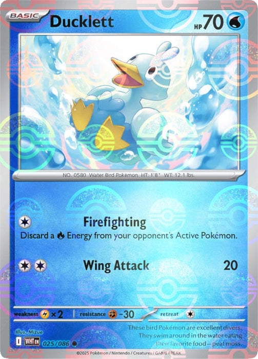 Ducklett (025/086) (Poke Ball Pattern) [Scarlet & Violet: White Flare] 