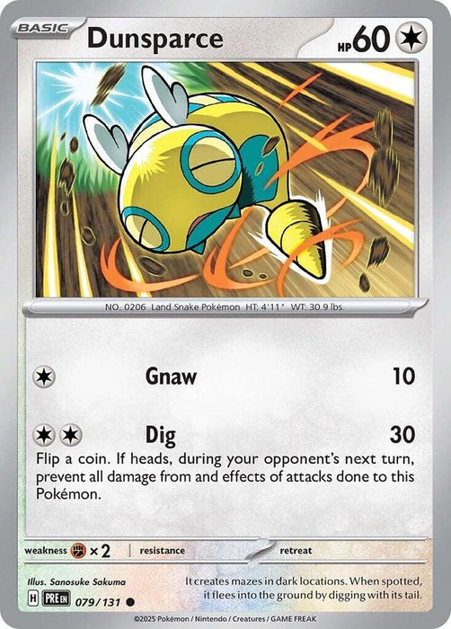 Dunsparce (079/131) [Scarlet & Violet: Prismatic Evolutions] 