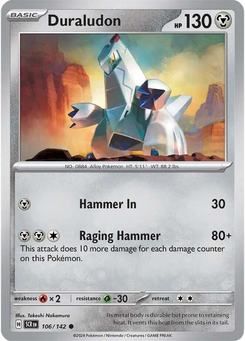 Duraludon (106/142) [Scarlet & Violet: Stellar Crown] 