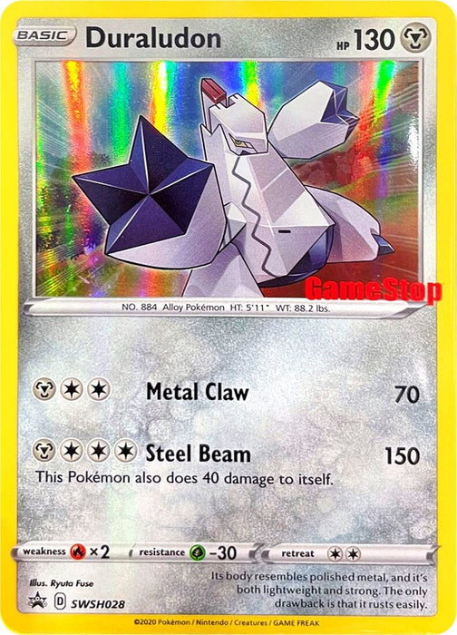 Duraludon (SWSH028) (Gamestop Exclusive) [Sword & Shield: Black Star Promos] 