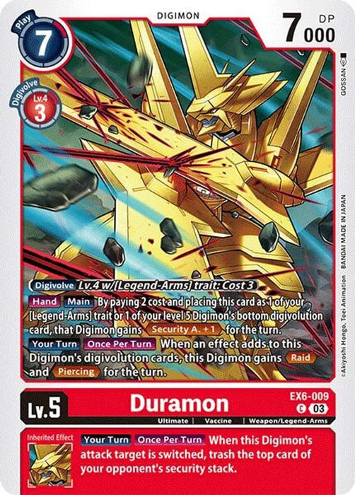 Duramon (#EX6-009 C) (Infernal Ascension) Near Mint 