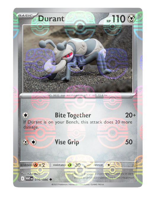 Durant (070/086) (Master Ball Pattern) [Scarlet & Violet: White Flare] 